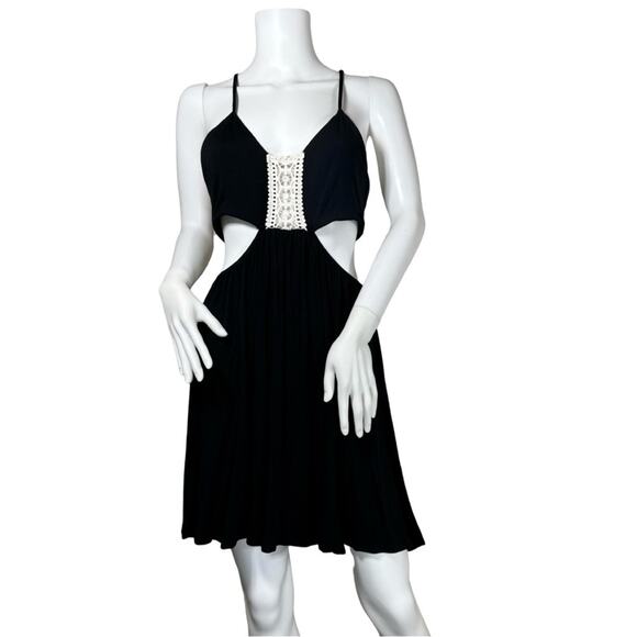 L*Space Libra Dress in Black-Cream SZ L $149 - Picture 3 of 14